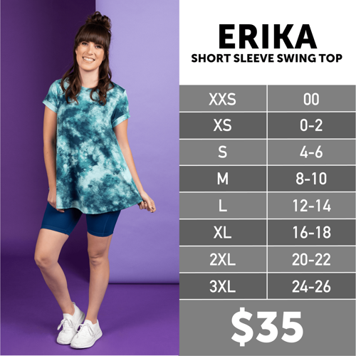 Erika Size Chart